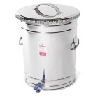 Sirotier rond 22x30, siroptier rond 40 gal, sirotière inox ronde 40 gallons, reservoir sirop d'érable, sirotiers ronds LS Bilodeau