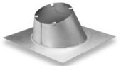 roof adjustable flashing, roof galvanized chimney part, chimney roof flashing, cone angled roof flashing chimney, adjustable roof flashing ls bilodeau