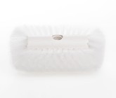 Basin brush, stainless steel safety brush, nylon brush, cleaning basin, how to clean maple water basins, LS Bilodeau brushes