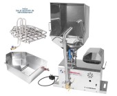 All parts of LS Bilodeau's Giant Maple Cream Machine