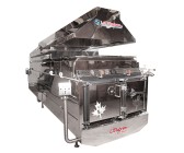 wood fired Extrem 1 evaporator, maple syrup evaporator, high performance, extrem, LS Bilodeau, wood boiler, maple syrup equipment, smoke free technology, gasification combustion, fully insulated, maple sap evaporator