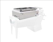 Small flue pan for 18 LS Bilodeau evaporator, sweet evaporator pan, small boiling pan, sweet 18x46 pan for syrup, sweet 18x46 flue pan for boiling