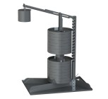 Stainless steel press, dutch stainless cheese press, stainless cheese equipment, ls bilodeau cheese equipment,