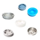 Various barrels caps LS bilodeau, barrel screwed caps, barrel lid, stainless barrell lids, plastic barrel lid