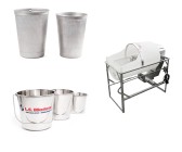 Various bucket and bucket washers LS bilodeau