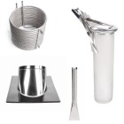 various chimney evaporator parts, various boiler chimney parts for maple syrup, stems pipes and more for chimney boiler ls bilodeau