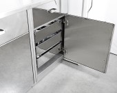 armoire inox, cabiner acier inoxydable, armoire stainless, cuisine inox, armoire inoxydable LS Bilodeau