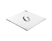 couvercle rectangulaire en acier inoxydable, couvercle de panne, couvercle panne a tire, couvercle mini panne