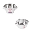 plats a sucre en inox, plat a sucre d'erable, bos inox erable, bol fond plat erable, plat a sucre lsbilodeau