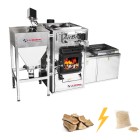 fournaise bois granules multifuel, fournaise trienergie, fournaise tribride, fournaise au bois granule electricite interieur, fournaise au bois pellet electricite eau chaude a vendre, ls bilodeau fournaise au bois