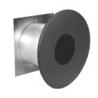 insulated wall thimble chimney part,wall radiation shields, heat stopper for wall chimney, wall chimney fire stopper furnace ls bilodeau