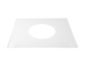 Tole de finition plafond inox miroir dome cheminee LS Bilodeau, tole inox plafond, feuille inox plaque cheminee LS Bilodeau, finition dome cheminee