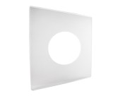 Tole de finition plafond inox miroir dome cheminee LS Bilodeau, tole inox plafond, feuille inox plaque cheminee LS Bilodeau, finition dome cheminee