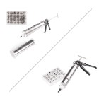 Various cream gun applicators stainless LS Bilodeau, maple cream bite applicator, food grade silicone style gun, food grade applicator, food grade dispenser tip