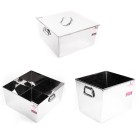 maple taffy pan, maple taffy rectangular pan, rectangular stainless steel pan, mini stainless steel pan,