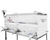 Bain-marie rectangulaire 3 sorties