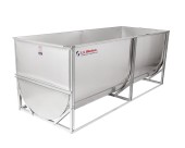 Bassin réservoir eau érable finition mat