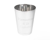 chaudiere personnalise ecriture bienvenue cabane stainless