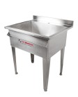 Lavabo évier stainless acier inoxydable cuve de lavage LS Bilodeau