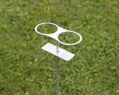 Support breuvage inox ss stainless gazon proche vide