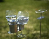  Support breuvage inox ss stainless gazon close up brevage