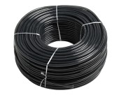 tubulure 5/16 semi-rigide fume noir vue haut